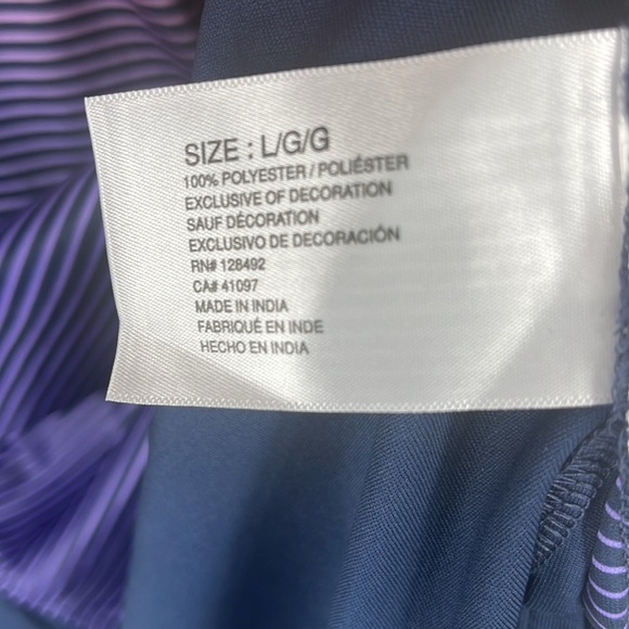 Greg Norman Dubarry short sleeve striped multi color shirt men’s Large golf polo - Picture 8 of 12